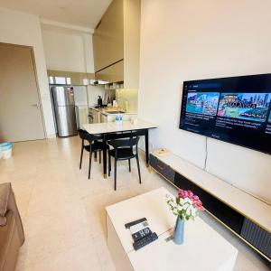 Η κουζίνα ή μικρή κουζίνα στο Lucentia Residence Bukit Bintang By Panorama