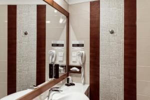 Koupelna v ubytování Hotel Wieniawski