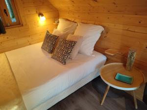 Posezení v ubytování Cabane Aligoté