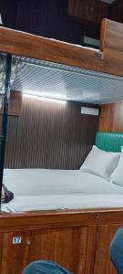 a pair of bunk beds on a boat at Sunlight Dormitory in Mumbai