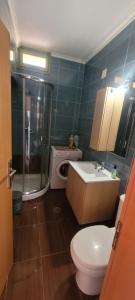 Koupelna v ubytování Villa Salachouri