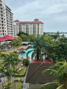 Bazén v ubytování Gorly beach Blok A nebo v jeho okolí