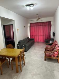 Posezení v ubytování Gorly beach Blok A