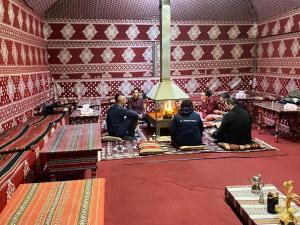 Gæster der bor på Wadi Rum Trail Camp