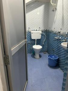 un bagno con un water e un lavandino di Cozy Little Home - BIR a Bīr