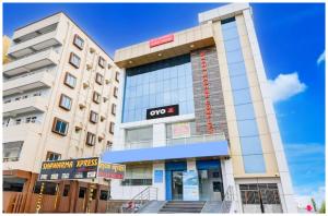 a building with a sign on the front of it at Hotel Dutta-Residency Near Raja Rani Temple-Luxury And Spacious Room - Fully Air Conditioned Rooms- Best Hotel Bhubneshwar in Cuttack
