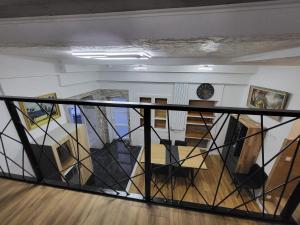 a view from the top of a staircase in a house at Duplex KeLi in Poitiers +5 photos