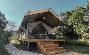 Zahrada ubytování Lion's Cradle