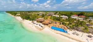 an aerial view of a resort on a beach at Royal Mandarin Hotel & Resort in Pwani Mchangani