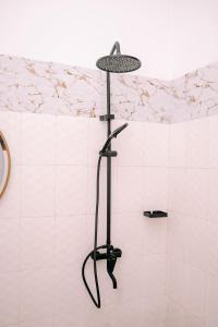 Et badeværelse på Mountain View Group Stay