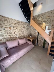 Zona d'estar a 1900 Apartments Ioannina