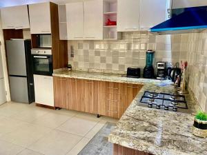 Kuchyň nebo kuchyňský kout v ubytování Madrid Suite