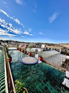 Ban công/sân hiên tại Riad Damia Suite & Spa