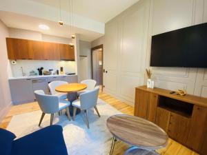 Kuchyň nebo kuchyňský kout v ubytování Amaroo - Apartments "Regia"