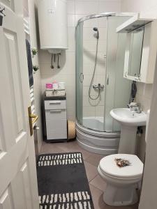 Koupelna v ubytování Apartman B&S Apatin