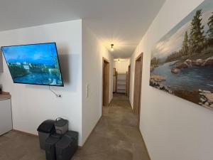 TV a/nebo společenská místnost v ubytování Danner Appartements