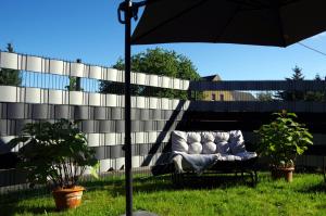 Zahrada ubytování Ferienhaus Tinylausitz mit Kamin und Sauna