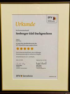 a diploma in a frame with a dvsw interpreter child datasheet at SEEBERGER GÜTL - by "Schloss Gessenberg" Exclusive apartments with a historic ambience for lovers of art and antiques in Petting