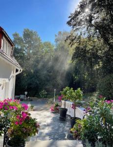 Κήπος έξω από το Ferienwohnung Little Something