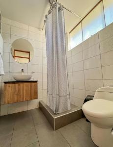 Koupelna v ubytování Andari Hoteles