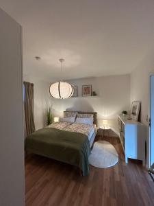 En eller flere senge i et værelse på Ferienwohnung Bergische Auszeit