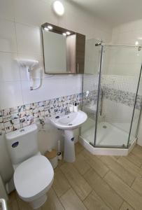 Et badeværelse på La Cheia