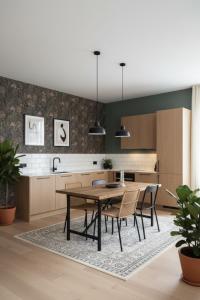 Η κουζίνα ή μικρή κουζίνα στο L21 Hotel Erfurt