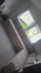 an overhead view of a large window in a room at A&l by the sea in Fleetwood