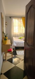 Postel nebo postele na pokoji v ubytování divine favour homestay