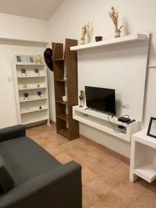 TV a/nebo společenská místnost v ubytování Alfonsina apartment in the center