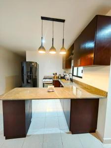 Dapur atau dapur kecil di El Depa Caracoles - Tampico Zona Norte