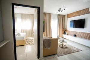 A television and/or entertainment centre at Vijas Haven