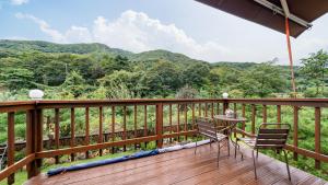 Naturlandskabet i nærheden af pensionatet