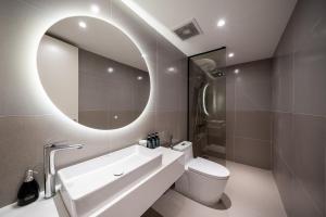 Et badeværelse på Bach Plateaus Hotel