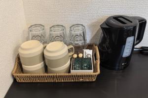 Παροχές για τσάι/καφέ στο Poka Premium Kuramae 暖宿蔵前