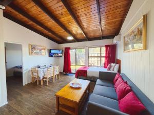 Posezení v ubytování Grange Motel