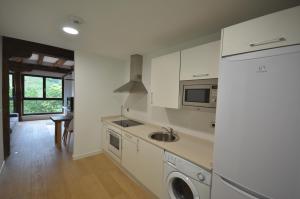 Kuchnia lub aneks kuchenny w obiekcie Arantza Apartamentuak