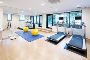 Fitness centrum a/nebo fitness zařízení v ubytování Hotel Mystays Premier Akasaka