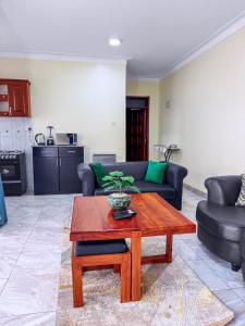 Kuchyň nebo kuchyňský kout v ubytování Seil Apartment