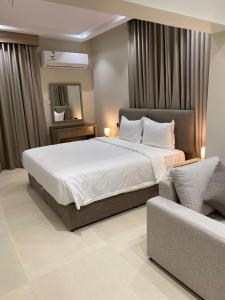 Giường trong phòng chung tại WATEEL apartment
