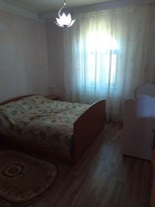 a bedroom with a bed in a room with a window at Villa in and Home Baku in Baku