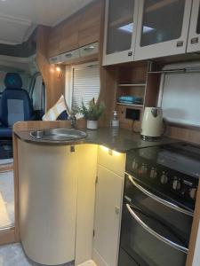 Köök või kööginurk majutusasutuses Hyssington Heights