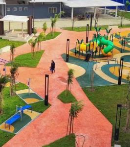 Herní místnost nebo prostor pro děti v ubytování My daddy rest house