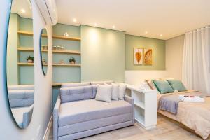 Χώρος καθιστικού στο Studio Premium p/ 4 pessoas no All Batel - BAT1316