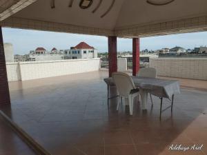 Balkón nebo terasa v ubytování L'Amazone