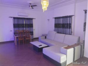 Posezení v ubytování L'Amazone