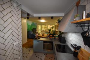 Køkken eller tekøkken på Apartma Karakter