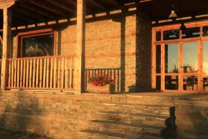 Balkón nebo terasa v ubytování Leshten Guest Homes