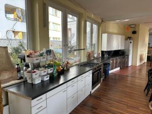 Kuchyň nebo kuchyňský kout v ubytování Comebackpackers