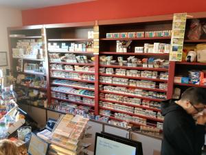 a man standing in a store looking at products at B&B Mauro in Gioia Sannitica